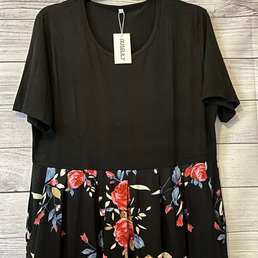 Auselily Brand Womens Size 22W Dress - New With Tags - Picture 3 of 6